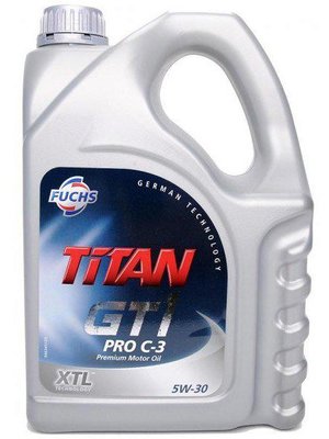 Олива моторна Titan GT1 PRO C-3 5W-30 5л 601426384 фото