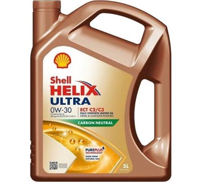 Олива моторна Shell Helix Ultra ECT C2/C3 0W-30 5л 550046307 фото