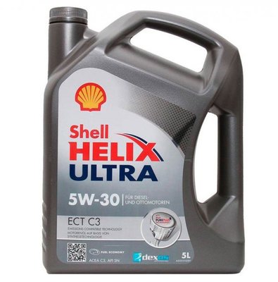 Олива моторна Shell Helix Ultra ECT C3 5W-30 5л 550042845 фото