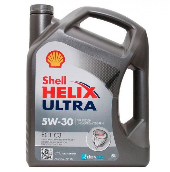 Олива моторна Shell Helix Ultra ECT C3 5W-30 5л 550042845 фото