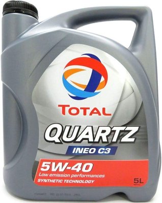 Олива моторна Total Quartz Ineo C3 5W-40 5л 213790 фото